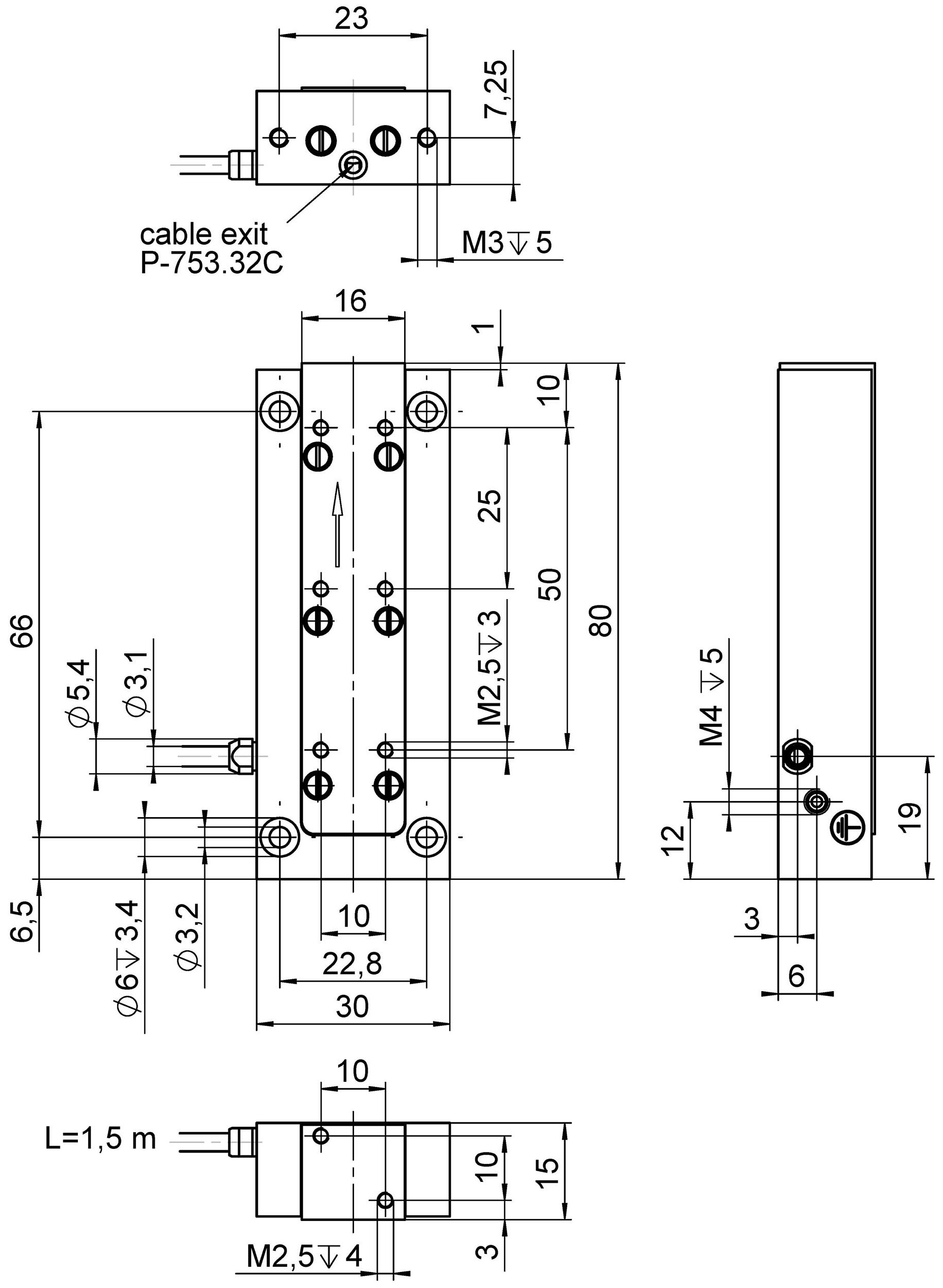 P-753 LISA Linear Actuator and Positioning Stage
