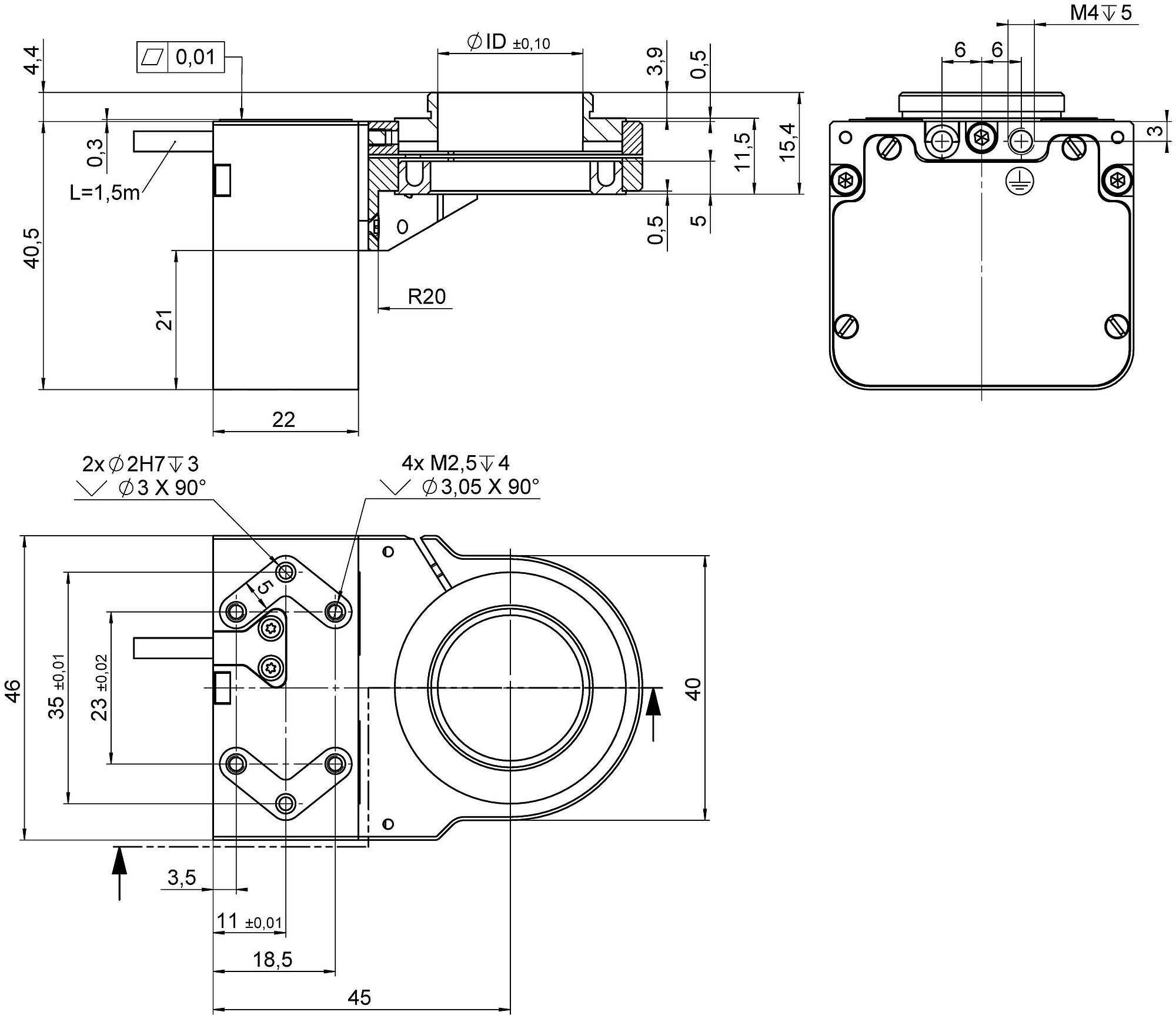 P-725.xCDE1S PIFOC Scanner System for Microscope Objectives